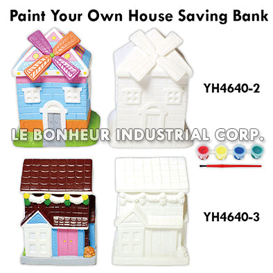 Paint Your Own House Saving Bank