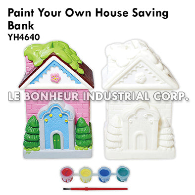 Paint Your Own House Saving Bank