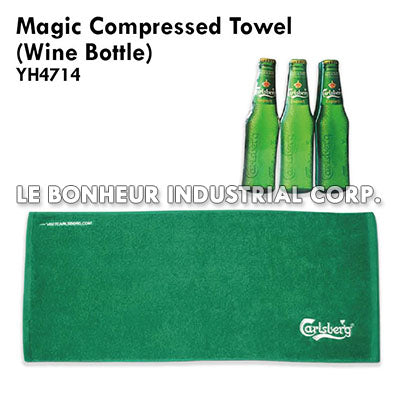 Magic Compressed Towel (Wine Bottle)