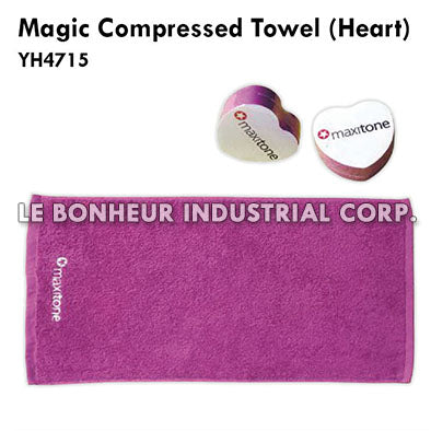 Magic Compressed Towel (Heart)
