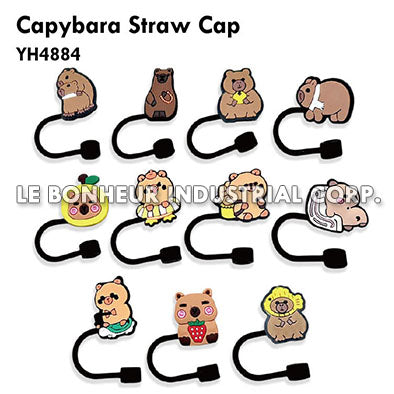 Capybara Straw Cap
