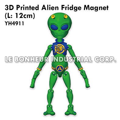 3D Printed Alien Fridge Magnet