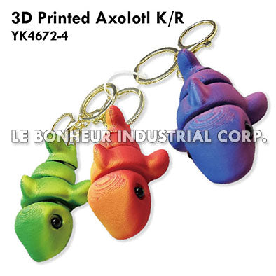 3D Printed Axolotl K/R
