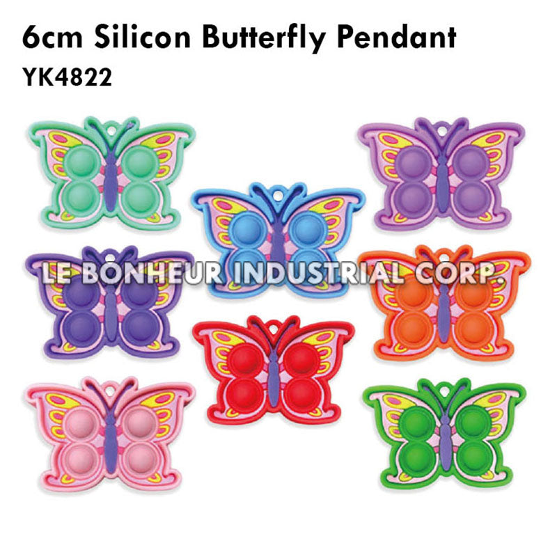 6cm Silicon Butterfly Pendant