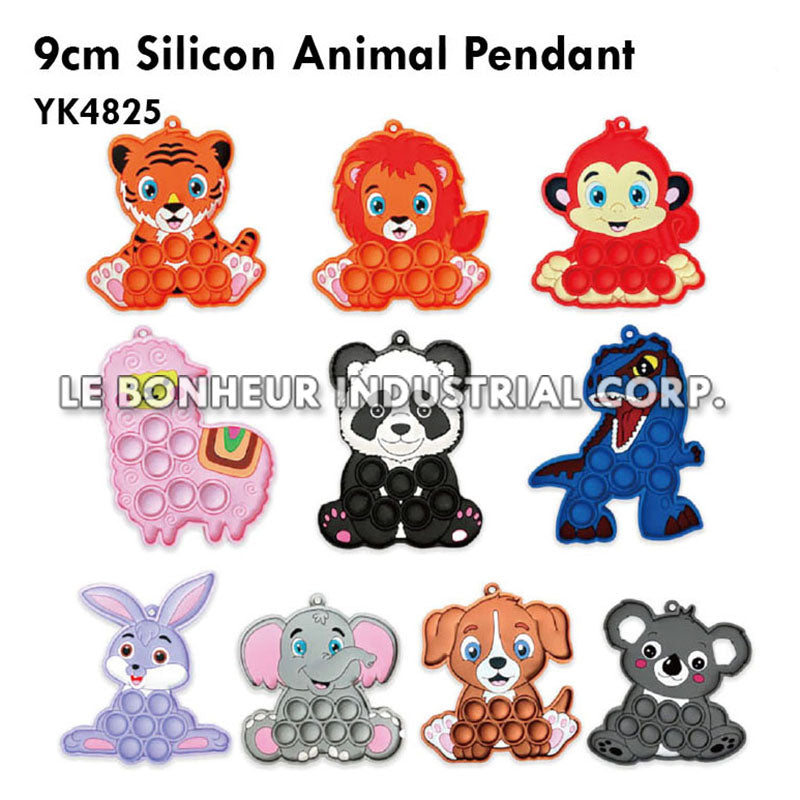 9cm Silicon Animal Pendant