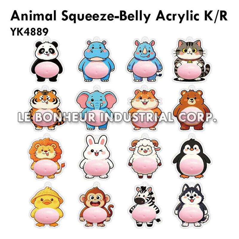 Animal Squeeze-Belly Acrylic K/R