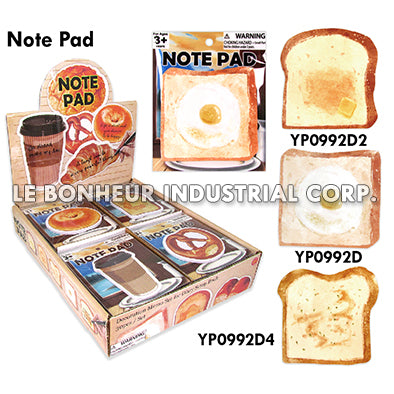 Toast Note Pad