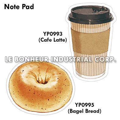 Bagel Bread Note Pad