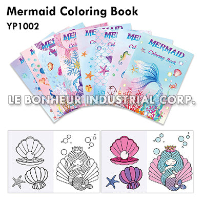 Mermaid Coloring Book (12pcs/Set)
