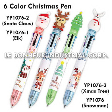 6 Color Xmas Tree Pen