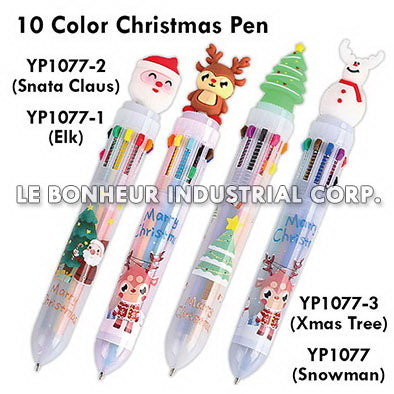 10 Color Xmas Tree Pen