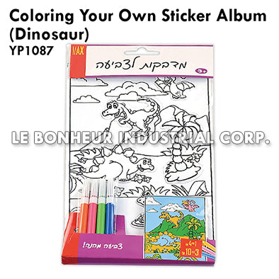 Coloring Your Own Sticker Album