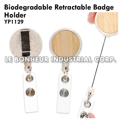 Biodegradable Retractable Badge Holder