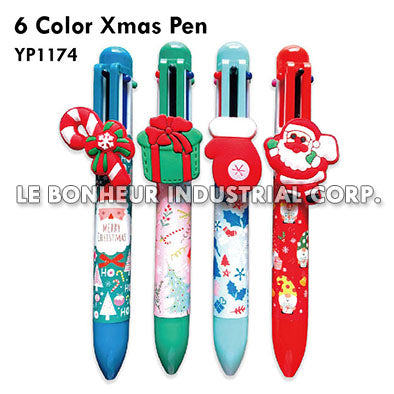 6 Color Xmas Pen