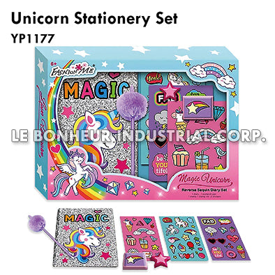 Unicorn Stationery Set