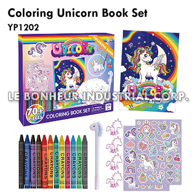 Coloring Unicorn Book Set