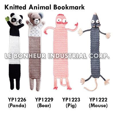 Knitted Bear Bookmark