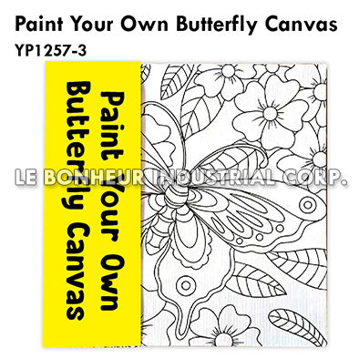 Paint Your Own Butterfly Canvas