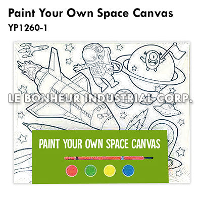 Paint Your Own Space Canvas