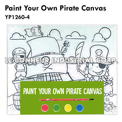 Paint Your Own Pirate Canvas