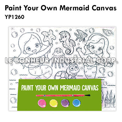 Paint Your Own Mermaid Canvas