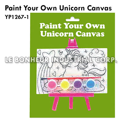 Paint Your Own Unicorn Canvas