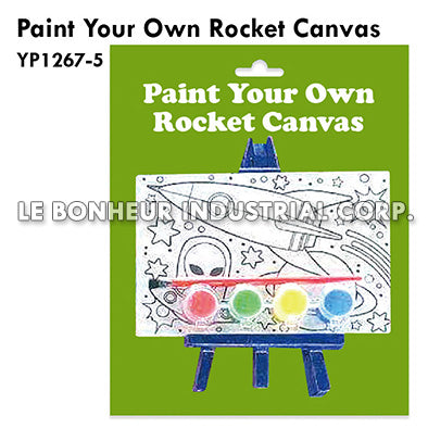 Paint Your Own Rocket Canvas