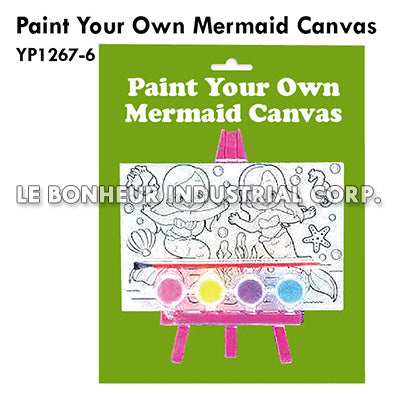Paint Your Own Mermaid Canvas
