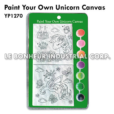 Paint Your Own Unicorn Canvas