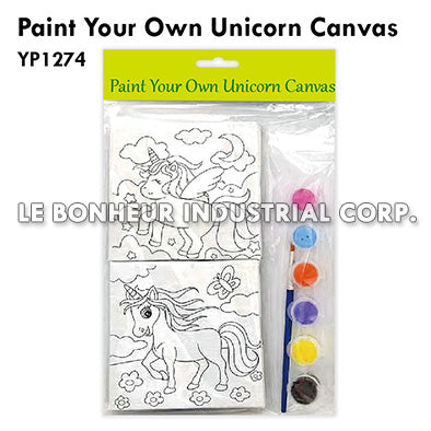 Paint Your Own Unicorn Canvas
