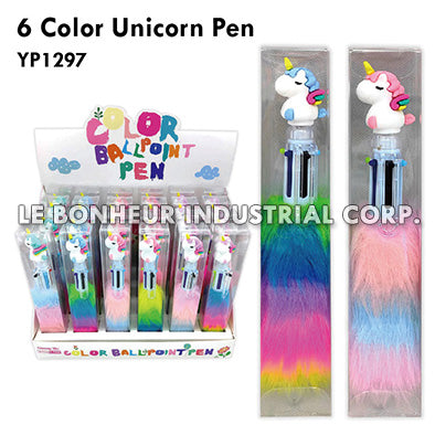 6 Color Unicorn Pen