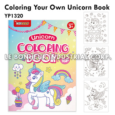 Coloring Your Own Unicorn Book