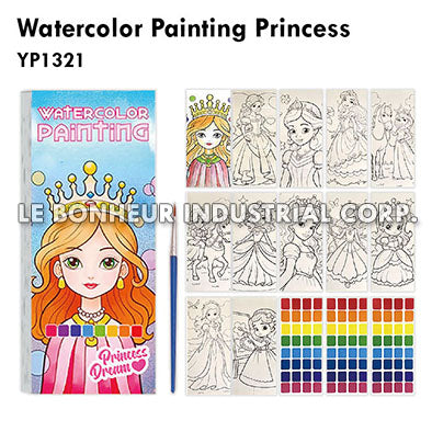 Watercolor Painting Princess