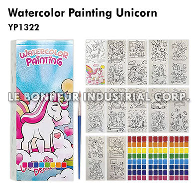 Watercolor Painting Unicorn