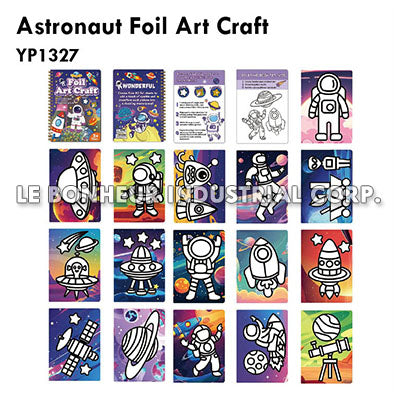Astronaut Foil Art Craft