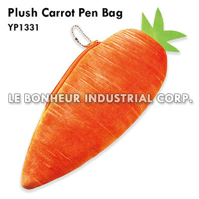 Plush Carrot Pen Bag