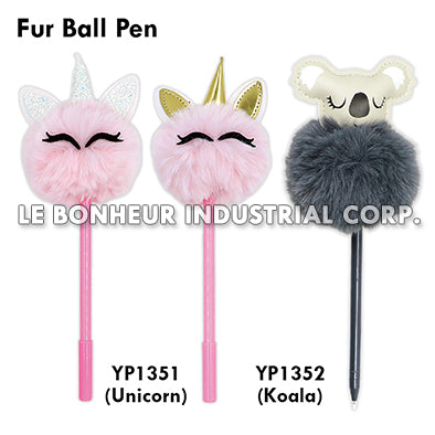 Koala Fur Ball Pen