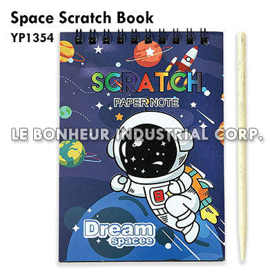 Space Scratch Book