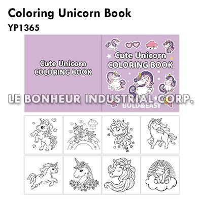 Coloring Unicorn Book