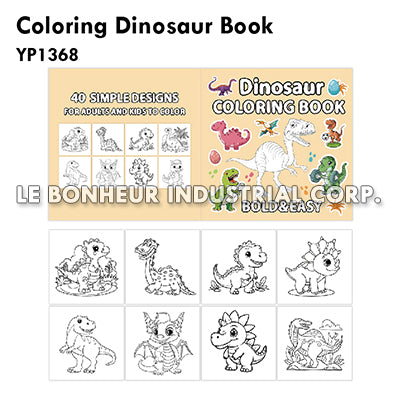 Coloring Dinosaur Book