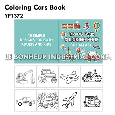 Coloring Cars Book