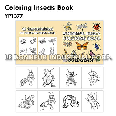 Coloring Insects Book