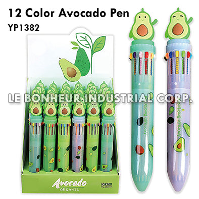 12 Color Avocado Pen