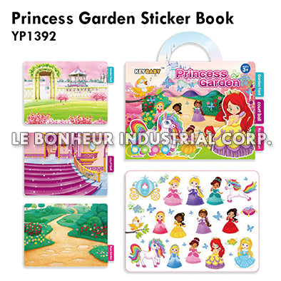Princess Garden Sticker Book