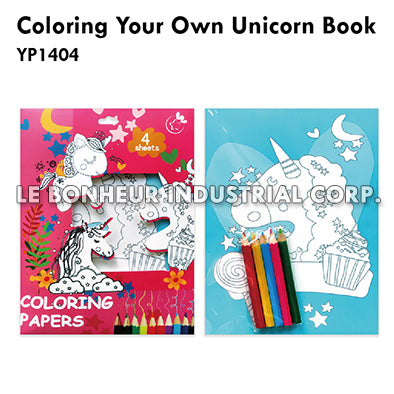 Coloring Your Own Unicorn Book