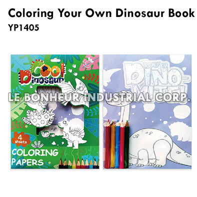 Coloring Your Own Dinosaur Book