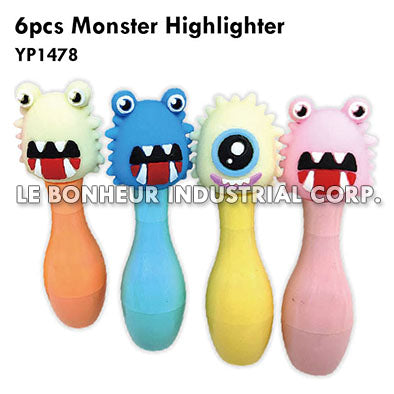 6pcs Monster Highlighter
