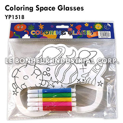 Coloring Space Glasses