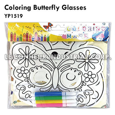 Coloring Butterfly Glasses