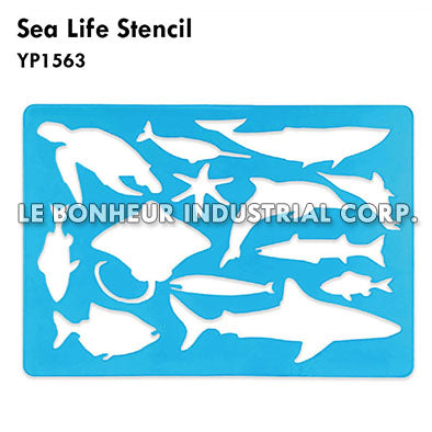 Sea Life Stencil